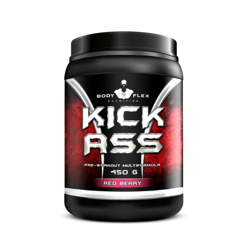 KICK ASS 450 g - Příchuť: Red Berry